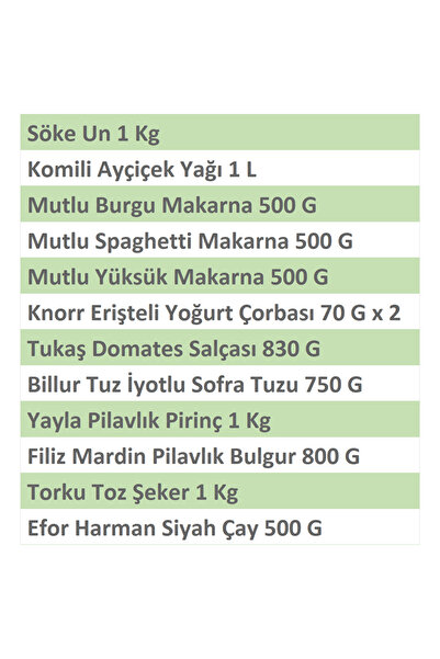 imeci İMECİ Ramazan Paketi Gıda Kumanya Yardım Erzak Kolisi BEREKET M