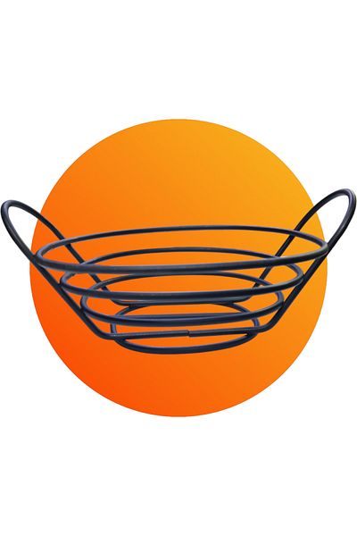 Matar Endüstriyel Mutfak Ekipmanları Metal Round Bread and Potatoes Presentation Basket