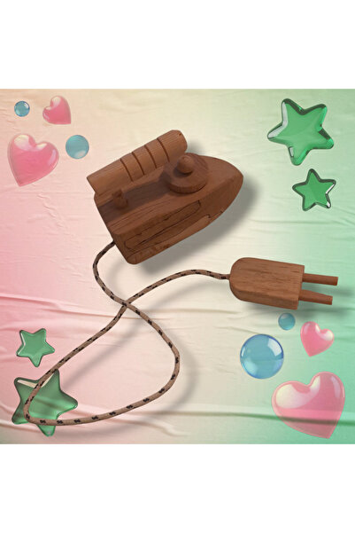 Merweys Ahşap Oyuncak Ütü ve Masası