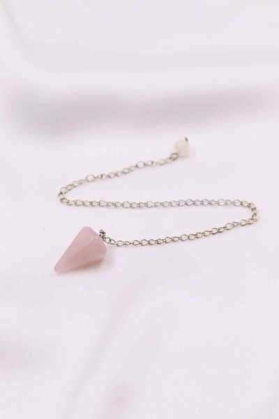 MYTAKIAĞACIMFH Pink Quartz Stone Natural Stone Pandula Pendulum