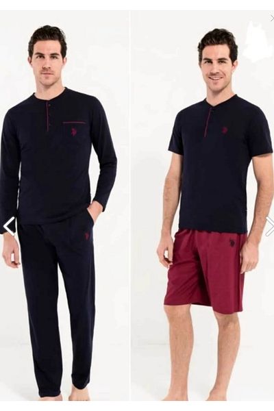U.S. Polo Assn. Ανδρικό Σετ USPA με άδεια 5 - Μακρύ κοντό Robteşambir