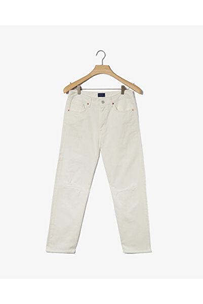 Gant Kadın Bej Relaxed Fit Pantolon