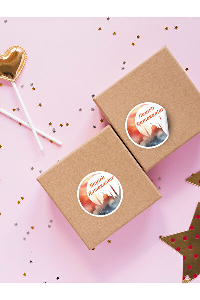 sticker 60 Adet Hayırlı Ramazanlar Sticker / İslami Çıkartma, Süsleme, Bayram