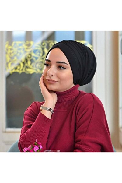 LAVENDER شال دبي العملي باللون الأسود DPS01