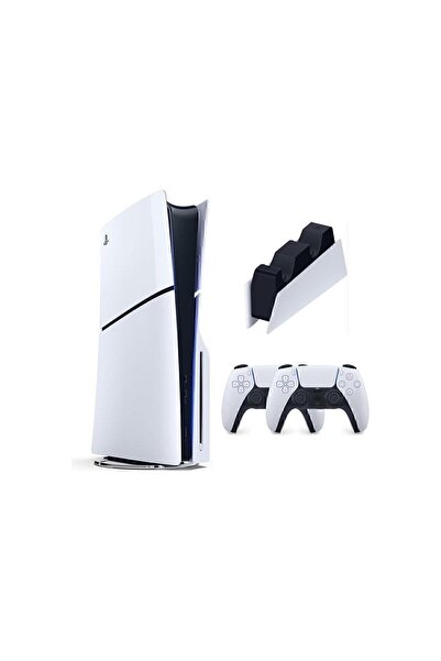 Sony Playstation 5 Slim İthalatçı Garantili + 2.Dualsense + Şarj İstasyonu