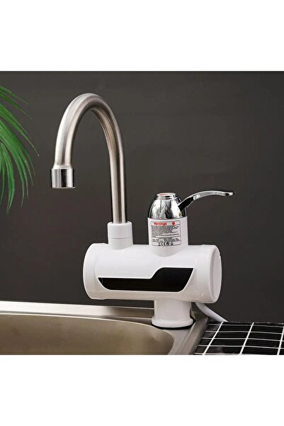 ShopFast سخان مياه فوري، صنبور مطبخ كهربائي للحمام، عرض درجة الحرارة متاح