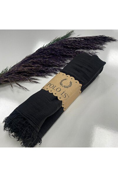 poloist Polo İst. Line Bürümcük Şal Siyah LBR01