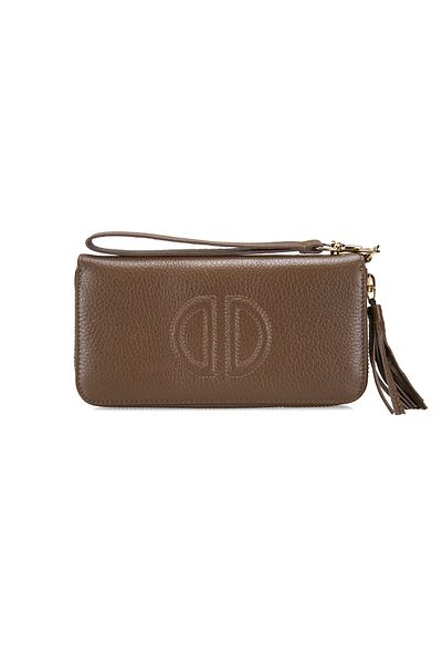 Desa Kathleen Brown Women's Leather Wallet