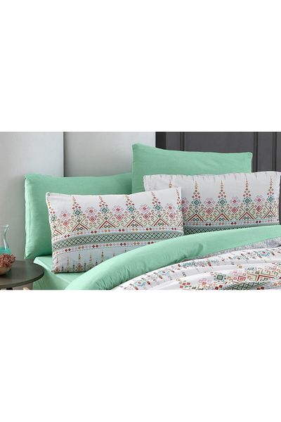 MyStory Home Πράσινη μονόχρωμη μαξιλαροθήκη 2 τεμαχίων