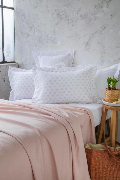 Apricitas HOME Double Bamboo Pike Set Olive Pink - Duvet Covered Pike Set