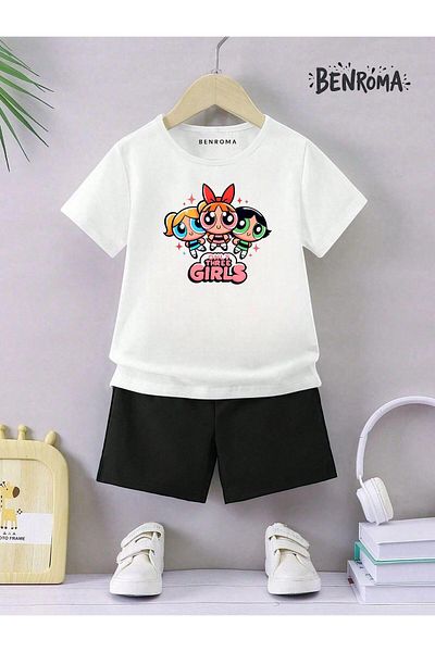 BENROMA Unisex Παιδικό Σετ Σορτς - Character Printed