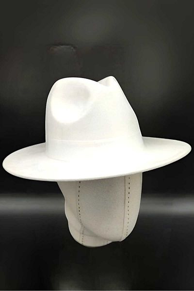 Trenderrs Women's Stamped Internally Adjustable Panama Fedora Hat