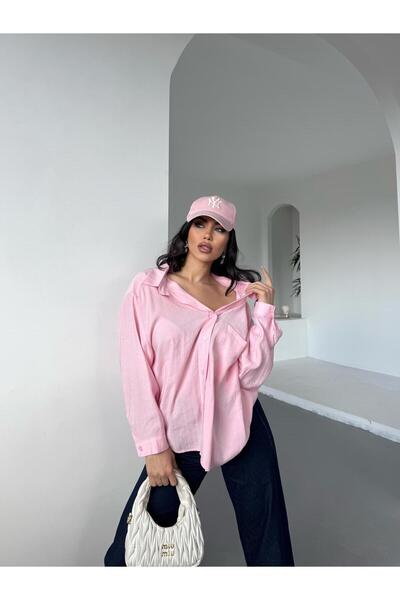 ARV MODA FASHİON THAT İNSPİRES NEW SEASON  Modal Oversize Gömlek STANDART / O...