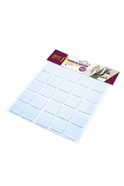 Decobella 30 x 30 mm Kare Keçe, Parke Çizilme Önleyici Keçe