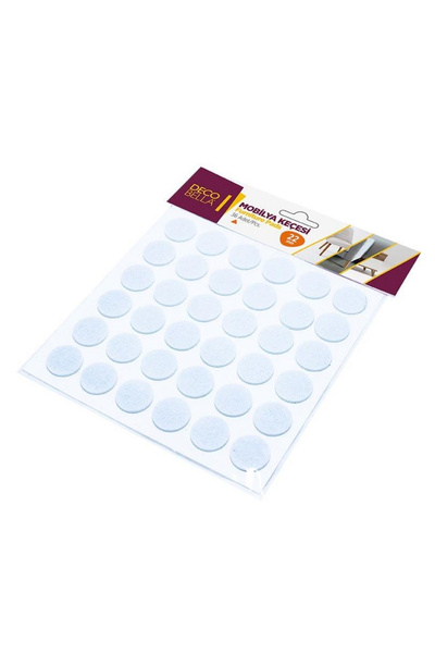 EVLE 22 mm Yuvarlak Keçe, Parke Çizilme Önleyici Keçe