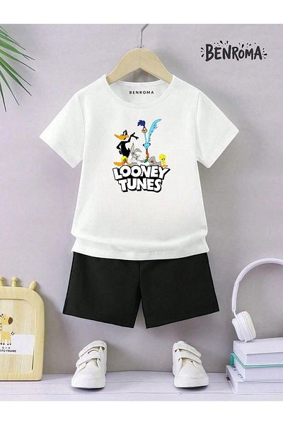 BENROMA Unisex Παιδικό Σετ Σορτς - Character Printed