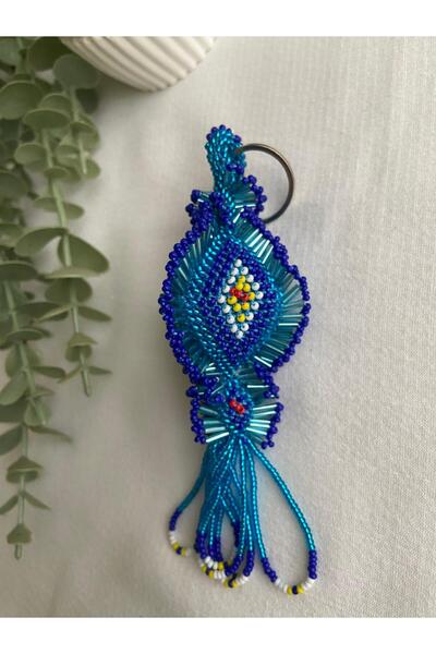 Handmade KUM BONCUK EL İŞİ NAZARLIK ARABA AKSESUARI VE ANAHTARLIK