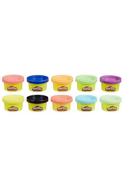 Hasbro 10-Cans Play-Doh Modelling Clay Party Pack 28g
