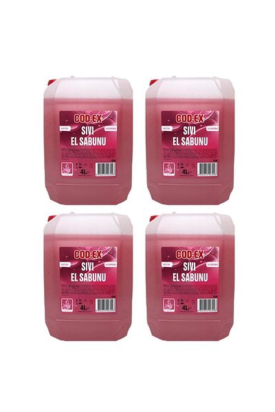 COD-EX Extra Strong Glycerin Liquid Hand Soap Cream Scented 4 Liters