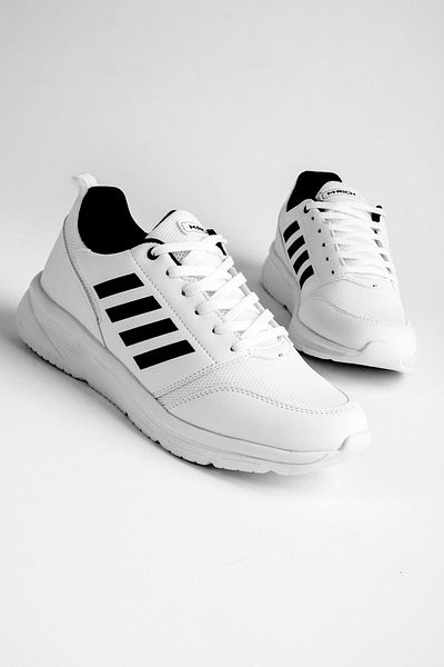 Lal Shoes & Bags Pantofi sport Rich pentru bărbați-albi