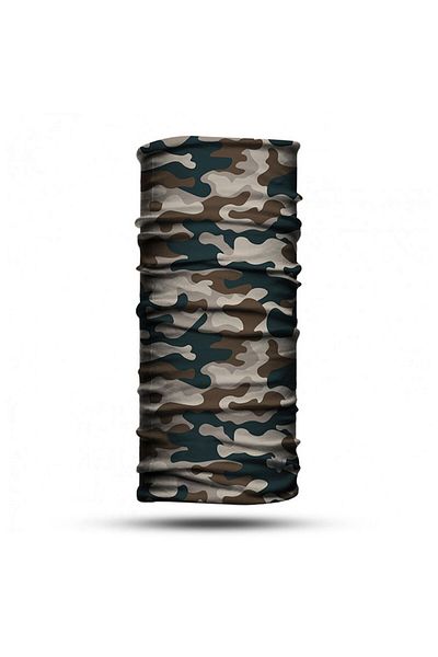 Vexo Cream Colored Bandana - Camouflage Design
