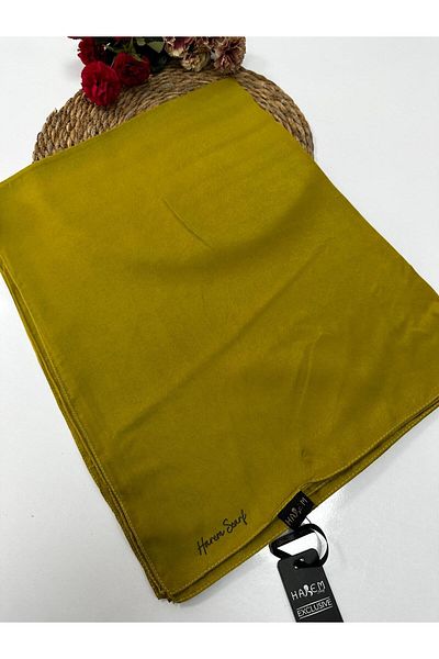 HAREM SCARF Harem Feyza Luxury Shawl Oil Green HFS0110