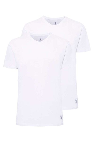 U.S. Polo Assn. Polo- Men's Gray Melange 2-Piece Round Collar Undershirt