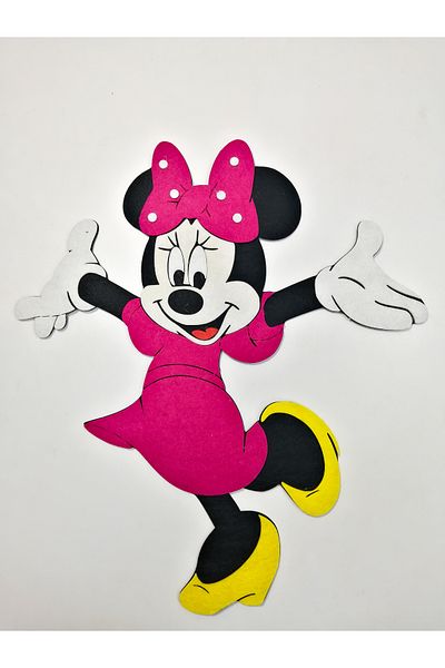 keçeli dünyam Minnie Felt Figure - 50 cm