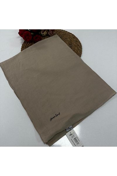 HAREM SCARF Βαμβακερό σάλι Harem Nilda - Sand Beige HFN0114