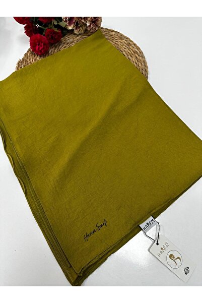 HAREM SCARF Harem voile silky shawl oil green hvh0236