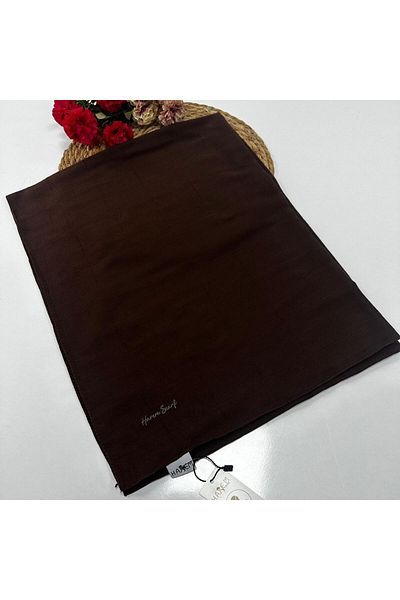 HAREM SCARF Πικρό καφέ Harem Nilda Βαμβακερό σάλι - HFN0115