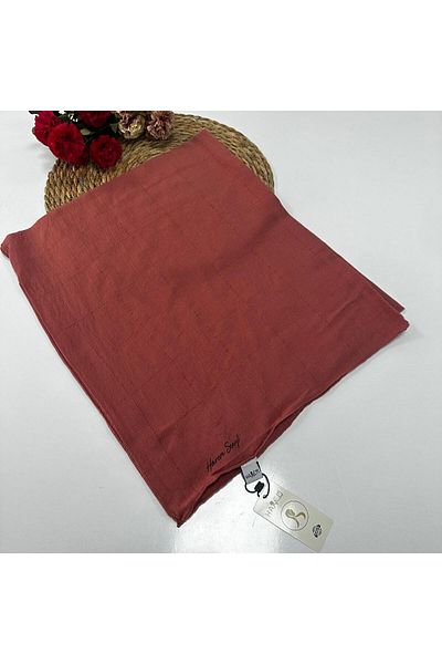 HAREM SCARF Βαμβακερό σάλι Dusty Rose Harem Nilda - HFN0110