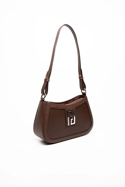 Silver Polo Geantă de damă Silver & Polo Brown SP1132