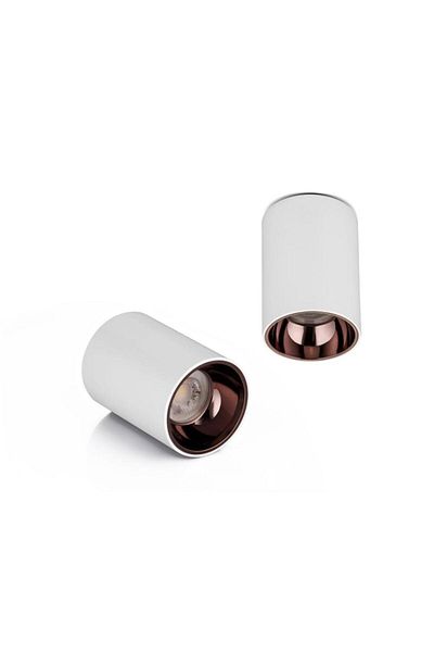 ULTRAS PERA Surface Mounted Cylinder 4000K Led Spot White-Rose-Black
