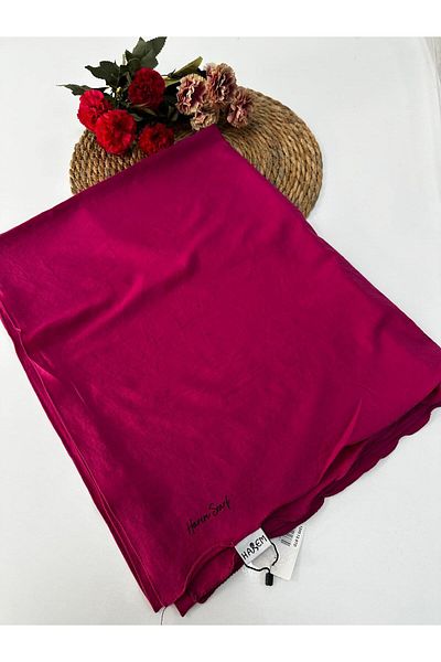 HAREM SCARF Φούξια Χαρέμ Ασιατικό Βαμβακερό Σάλι - HFA0148