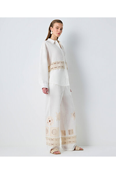 İpekyol Fisto mix vászonnadrág