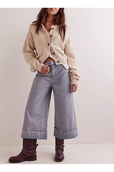 september island Light Dark Blue Vintage Jeans