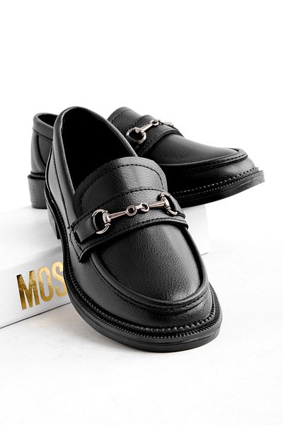Lal Shoes & Bags Дамски ежедневни обувки Aniston с метален детайл - черни