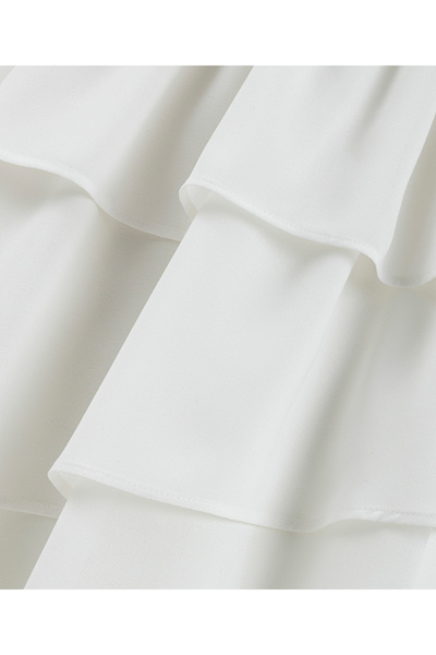 İpekyol Sukienka z wysokim kołnierzem i falbaną