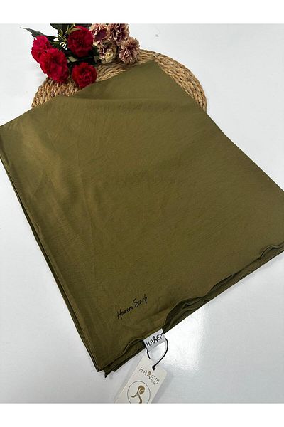 HAREM SCARF Βαμβακερό σάλι ασιατικού χαρέμι ​​- Οξείδιο HFA0117
