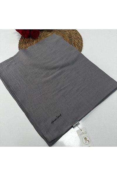 HAREM SCARF Γκρι Βαμβακερό Σάλι Harem Nilda - HFN0106
