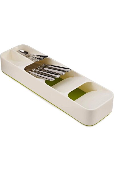 mastergold منظم تخزين أدراج المطبخ | صينية بلاستيكية لتنظيم أدوات المائدة | تخزين المطبخ