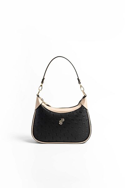 Silver Polo Silver & Polo Black - Geantă de umăr pentru femei S.nut SP1180