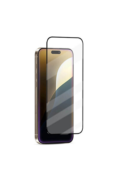 HyperAge Iphone 16 Pro Uyumlu Safir Ekran Koruyucu Hd Tam Kaplayan 5d Full Ko...