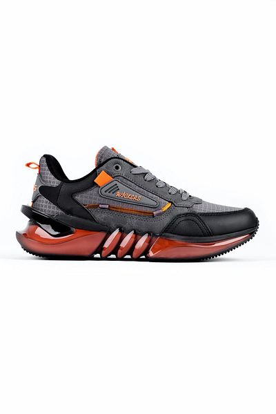 Lal Shoes & Bags Ανδρικά αθλητικά παπούτσια Benoda - Διάφανη σόλα, ΚΑΠΝΙΣΤΗ