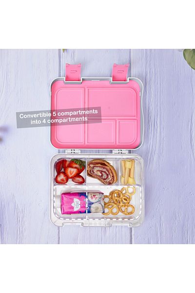 Eazy Kids 5 & 4 Convertible Bento Lunch Box wt Sandwich Cutter Set - Its Girls Things