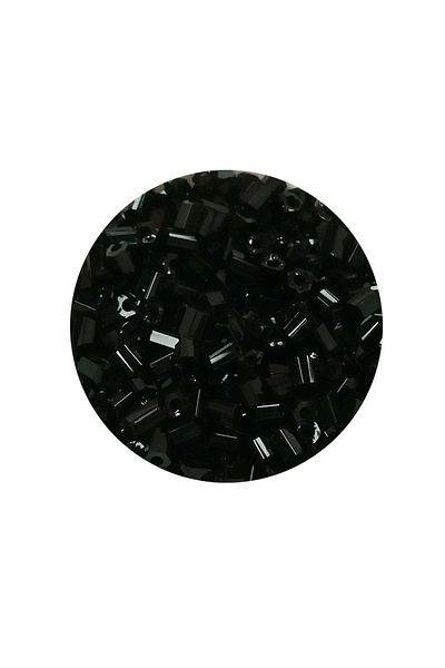 STUMBANNG Cut Glass Beads 2mm - 60 Grams - Black - Bnc360