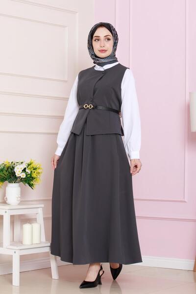 Sevitli Double Suit Set with Anthracite Vest
