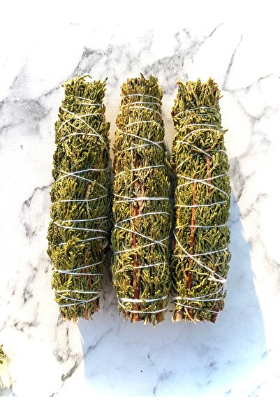 KENT BAHÇESİ Ardıç Tütsü Seti 3 Adet Enerji Arınma Bereket Nazarlık Ritüel Ju...