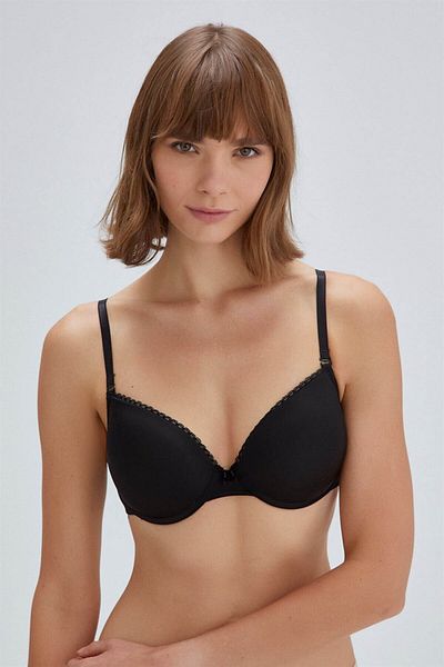 Eros Ersk120 Violet Almond Empty Cup Single Bra - Black